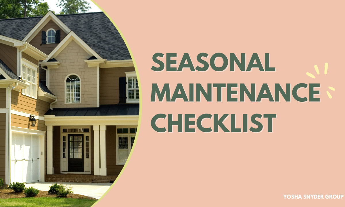 Seasonal Maintenance Checklist
